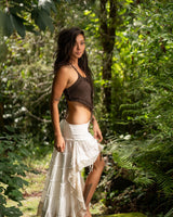 TRIBAL CRAFT LONG BACK SKIRT