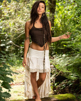 TRIBAL CRAFT LONG BACK SKIRT