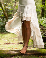 TRIBAL CRAFT LONG BACK SKIRT