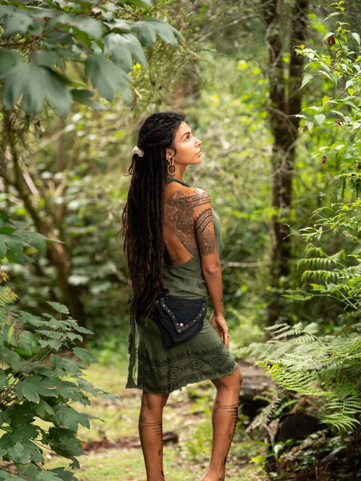 OPEN BACK TRIBAL DRESS