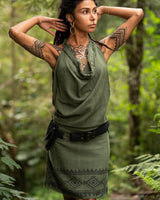 OPEN BACK TRIBAL DRESS