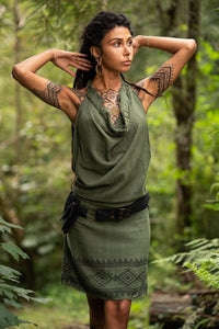 ROBE TRIBALE DOS NU