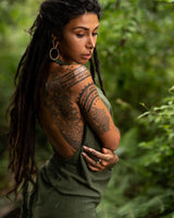 OPEN BACK TRIBAL DRESS