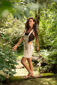 SALOPETTE COURTE TRIBAL - CRÈME