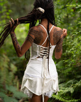 STEAMPUNK DRESS - CREAM