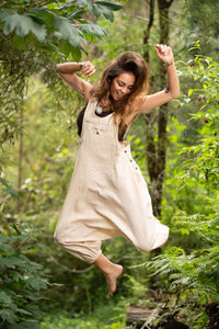 PANTALON COMBINAISON TRIBAL - CRÈME