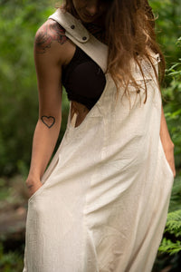 PANTALON COMBINAISON TRIBAL - CRÈME