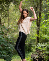 RAW HARMONY TOP - CREAM/ORANGE PATTERNS