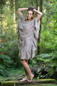 ROBE DE LA BELLE AU BOIS DORMANT - MOTIFS BRUNS