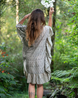 SLEEPING BEAUTY DRESS - BROWN PATTERNS