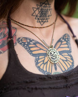 OM PENDANT - BRASS