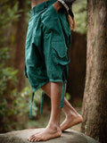 YARO SHORTS - AQUA/GREEN
