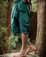 YARO SHORTS - AQUA/GREEN