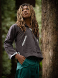 RAW TRIBAL HOODIE - MAN - CHARCOAL