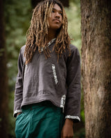 RAW TRIBAL HOODIE - MAN - CHARCOAL