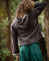RAW TRIBAL HOODIE - MAN - CHARCOAL