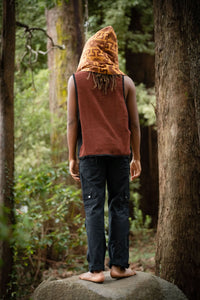 MOUNTAIN ALPACA GEOMETRIC SCARF - MAN