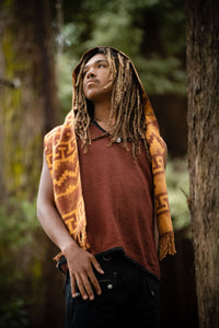 MOUNTAIN ALPACA GEOMETRIC SCARF - MAN