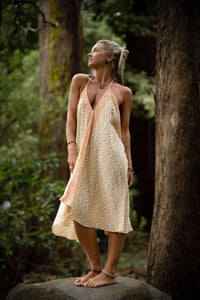 ROBE DOS NU DIVINE - SABLE