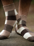 CHAUSSETTES EN LAINE BIOLOGIQUE - MARRON
