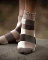 ORGANIC WOOL SOCKS - BROWN