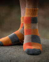 ORGANIC WOOL SOCKS - ORANGE