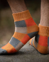 ORGANIC WOOL SOCKS - ORANGE