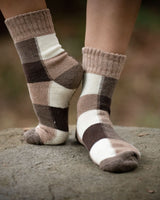 ORGANIC WOOL SOCKS - BROWN