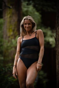 MAILLOT DE BAIN BURLESQUE - NOIR