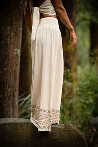 PANTALON LARGE RIVER - SABLE