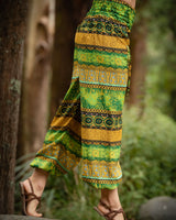 YOGA SAVASANA PANTS - LEMON LIME