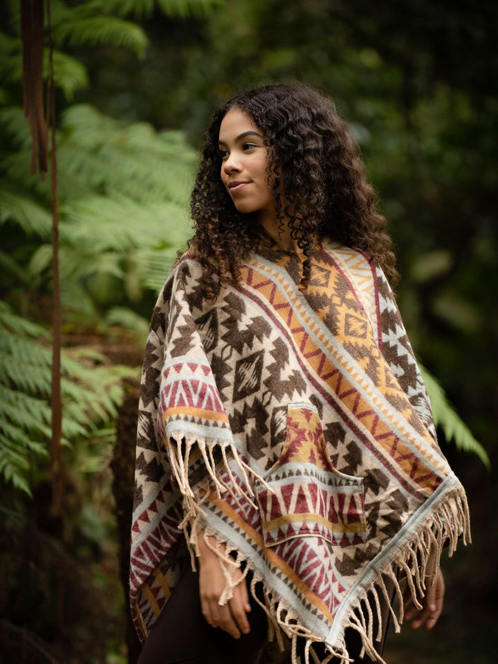 Primal Poncho - Brown