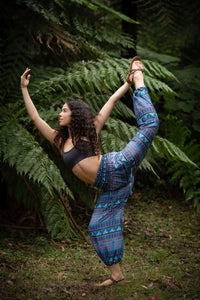 YOGA SAVASANA PANTS - BLUE/PURPLE