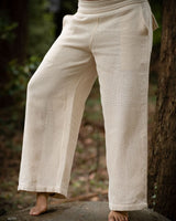 ENLIGHTENED FLARE PANTS - CREAM