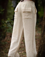 ENLIGHTENED FLARE PANTS - CREAM