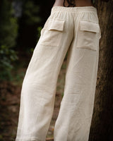 ENLIGHTENED FLARE PANTS - CREAM