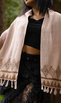 Earthy Scarf - Sand