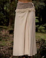 NEPALI COTTON SKIRT - CREAM