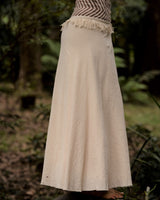 NEPALI COTTON SKIRT - CREAM