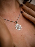 FLOWER OF LIFE SACRED GEOMETRY PENDANT - SILVER