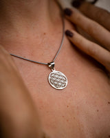FLOWER OF LIFE SACRED GEOMETRY PENDANT - SILVER