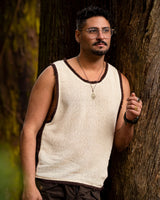 TAURUS TANK TOP - MAN - CREAM