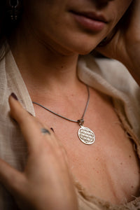PENDENTIF GÉOMÉTRIE SACRÉE FLEUR DE VIE - ARGENT
