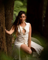 ENCHANTED EARTH VEST - CREAM