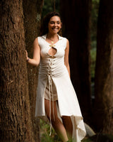 ENCHANTED EARTH VEST - CREAM