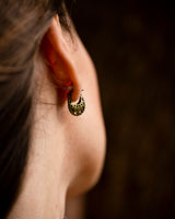 TRIBAL EARRINGS - BRASS