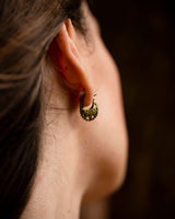 TRIBAL EARRINGS - BRASS
