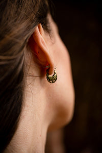 BOUCLES D'OREILLES TRIBALES - LAITON