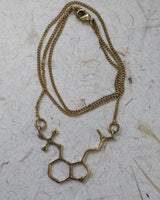 ELEMENT MOLECULE PENDANT - BRASS