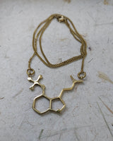 ELEMENT MOLECULE PENDANT - BRASS